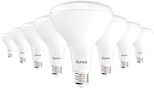 Lâmpadas LED de LED de Sunco BR40, luz de inundação interna, diminuição, 6000k Daylight Deluxe, 100W equivalente