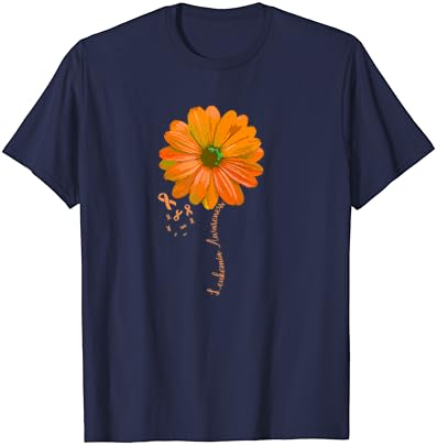 T-shirt de conscientização sobre leucemia Pretty Support With Husband Bush Gift