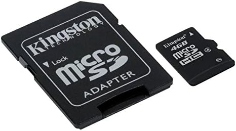 Kingston 4 GB MicrosDHC Classe 4 Card de memória flash SDC4/4GB