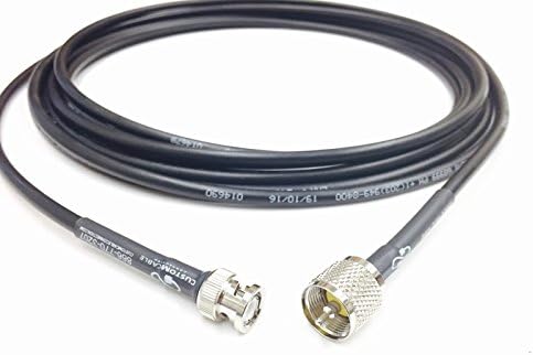 20 pés BNC para UHF PL259 CB ou Ham Radio Jumper Times Microondas Cable LMR240 Ultraflex