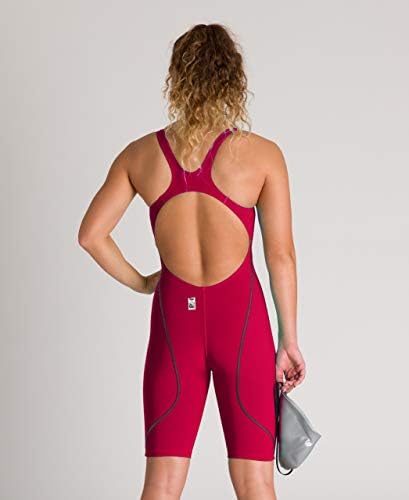 Arena Powerskin St 2.0 Feminino Aberto de Racing Sapi-de-traje inteiro Perna curta One Piece Tech Tech Suit, tamanhos 22-34