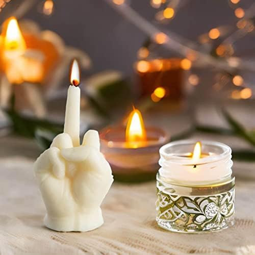 Vela perfumada do dedo médio, decoração de sala estética de pinheiro aromaterapia com aromaterapia com as velas