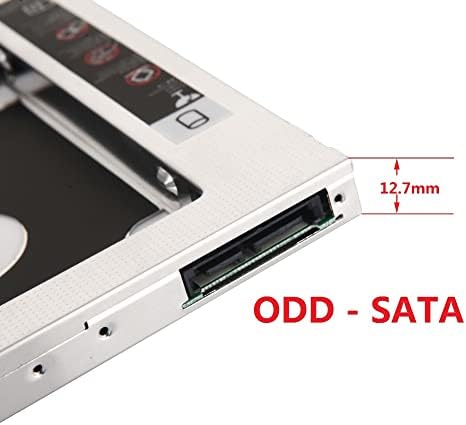 Dy-tech novo 2º disco rígido HDD SSD Adaptador Caddy para HP HDX 16 1050EV SWAP BC-5500S DVD