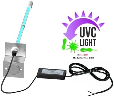 Limpador de lâmpada de lâmpada de 14V de 14V de 14 de 14 para A/C HVAC com lâmpada germicida e ímã - requer