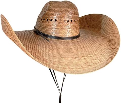 Chapéu de palha de cowboy de asa sólida de asa sólida
