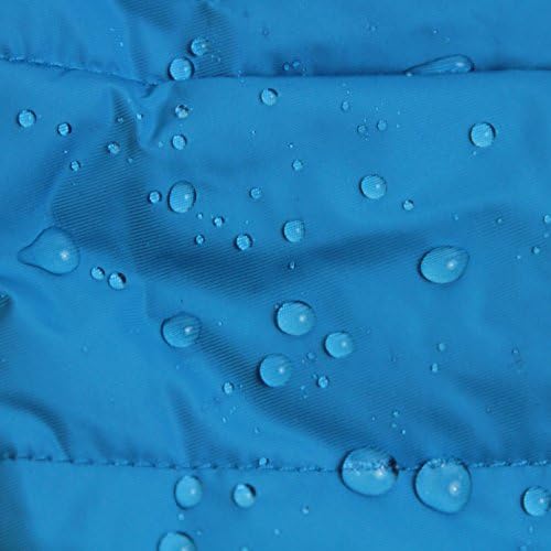 Gooby - Wind Parka, lã alinhada com casaco de cachorro pequeno com casca resistente à água e anel de trela, azul, x -small
