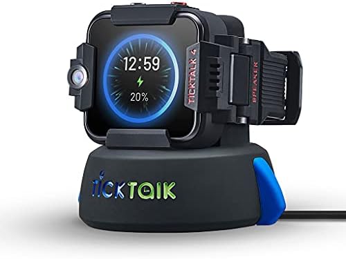 TickTalk 4 Kids Smartwatch com pacote de base de energia