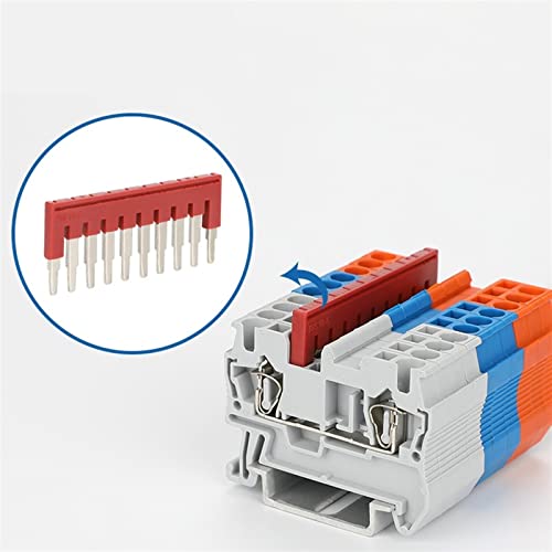 1PCS 10-5 2/3/4/5/10 Conector de fio de pinos para PT ST 2.5 Acessórios para blocos de terminais Pluct-in Ponte