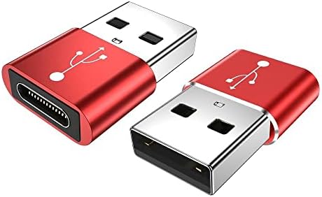 Adaptador de ondas de caixa compatível com JVC Ha-A9T-USB-A para C PORTCHANGER, USB TIPO-C OTG USB-A Converter Dados de carregamento para JVC Ha-A9T-Prata metálica