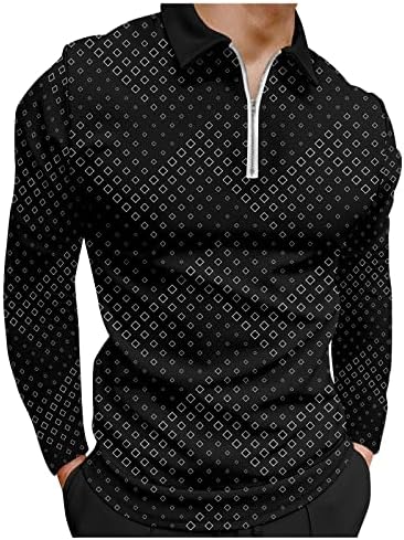 Camisetas de lapela de cor sólida masculina Moda confortável Camista casual Temperamento de blusa larga camisa de manga longa Tops