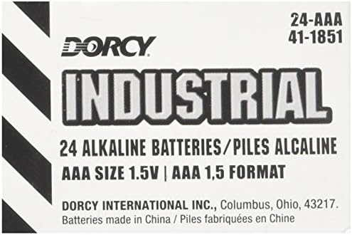 Dorcy International 41-1851 022617 Baterias alcalinas AAA industriais
