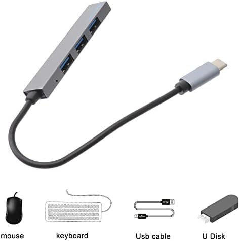 Laptop portátil por telefone a cabo. Expansão de expansão alimentada por OTG- USB Flash Hub- PORT