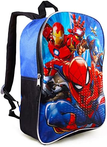 Marvel Avengers Backpack e lancheira definida para crianças - pacote com mochila de super -herói