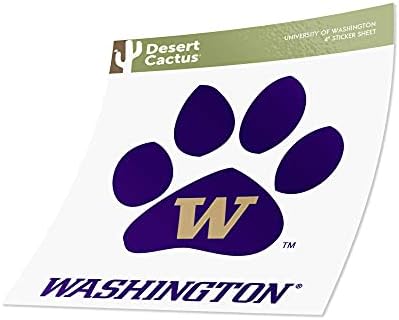 Universidade de Washington U of W UW Huskies Husky adesivo Vinil Decal