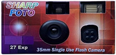 21Supply Sharp Foto Câmera descartável de 35 mm 27Exp, câmeras de filme de uso único ISO 200