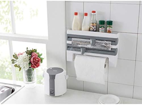 Dispensador de cozinha de cortador de plástico klhhg para filmes de papel alumínio para cilindros prateleiras de barras de papel de cozinha de papel de papel de papel de papel de papel