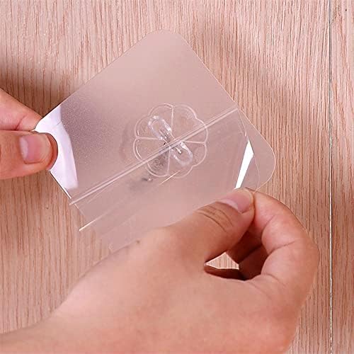Dagijird 6 embalagem adesiva forte e sucção transparente xícara de otário gancho de parede cabide