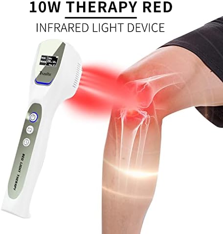 Dispositivo de terapia de luz vermelha truslita -dispositivo humano resistente a laser para alívio da dor, terapia com luz vermelha para o corpo 16pcs 660nm e 850nm NIR para alívio da dor articular, muscular e tecidual