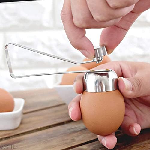 Ferramenta de cracker de ovo de aço inoxidável - Cortador de casca de ovo de ovo de ovo de ovo de ovo de ovo -