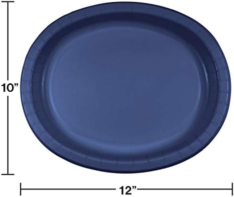 Plateira oval de conversão criativa 10 x 12, tamanho único, Marinha