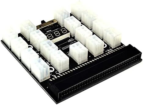 Conectores PCI-E Power Adapter Board 17x 6pin12V Card de adaptador de alta potência Gráfico PO Suporte máximo para conectores de fonte de alimentação de 1200W-