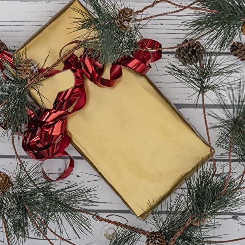 Garland de ornatividade Pinecone e agulhas - agulhas de pinheiro e pinecone férias rústicas árvores de natal natal Decorações de guirlanda - 6 pés