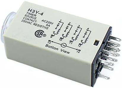 Bholsa H3Y-4 0-30S Power OnTime Atrask Relé Timer DPDT 14PINS H3Y-4 DC12V DC24V AC110V AC220V
