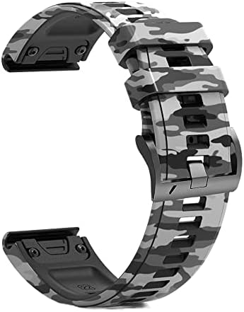 Sawidee para Garmin Fenix ​​7 7x 6 6x Pro 5x 5 mais 3 h Mk2 EasyFit Smart Watch Relógio Correa 26 22mm Silicone