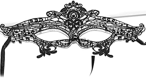 ABOOFAN Black Dance Eyecup Lace Masquerade Sexy Black Halloween Dance Club Eyecup Eyecup