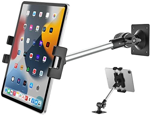 Suporte para montagem na parede do comprimido com braço dobrável em 360 ° para o telefone 4-13 e iPad Pro 12.9/Air/Mini,
