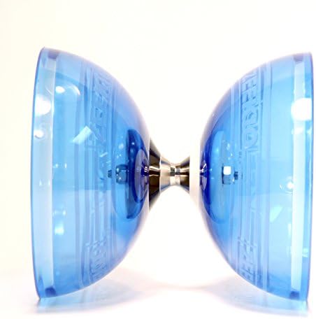 Zeekio Crystal Series Master Spin Diabolo Conjunto- Rolamento triplo, palitos de fibra de vidro