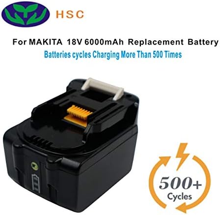 6.0AH 18650 Bateria PACK MAK18B BATERAGEM DE ION LIMENTO 18V Substituição para Makita 18V Bateria BL1830