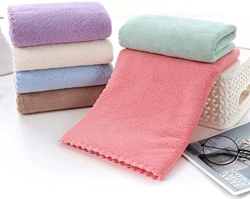 ZSEDP Microfiber toalha de algodão Adulto Face Banheiro de banheiro doméstico Homens de algodão e mulheres toalhas macias absorventes sem fiapos 6pcs