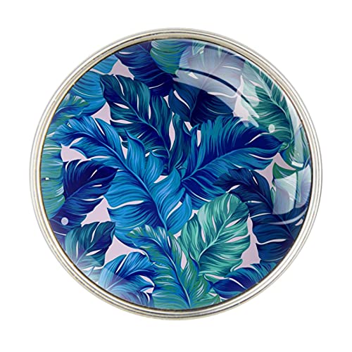 2pcs azul aquarela de palmeira tropical folhas caretas de aromaterapia do carro essencial de Óleo essencial