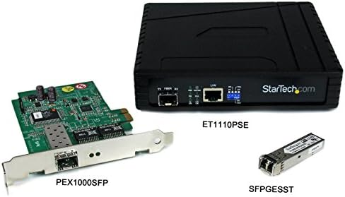 Startech.com Módulo SFP compatível com SFP -GE -S - 1000BASE -SX - 1GBE FIBRO MULTIMODE MMF Optic Optic Transceiver - 1GE Gigabit Ethernet SFP - LC 550M - 850NM - DDM CISCO IE3400, IE3300, IE3200