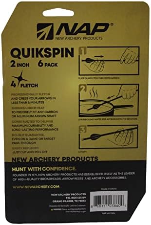 Novos produtos de arco e flecha Quikfletch quikspin 2 4 -vanos estabilizando Fletching para aumentar