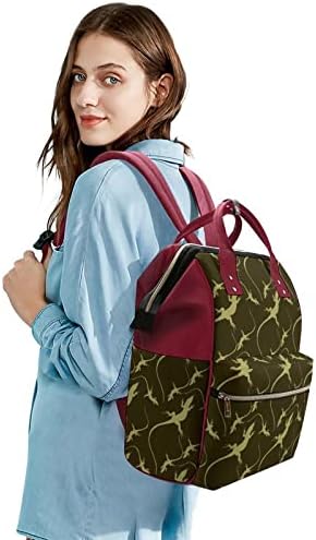 Mochila Backpack de Backpack de Backpack de Backpack da Mommy de Mommy de Lizard Backp de grande capacidade