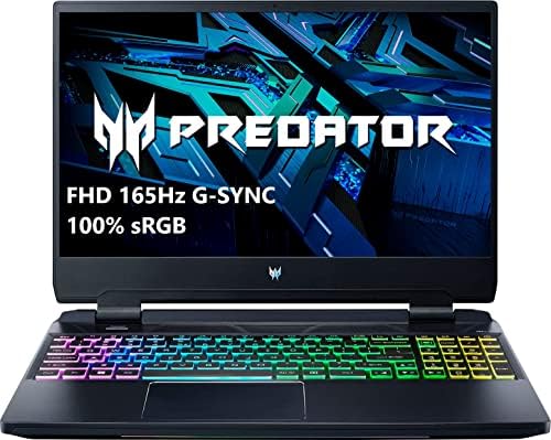 Acer Predator Helios 300 15,6 Laptop para jogos de 165Hz | Processador Intel 14-Corore i7-12700H | Nvidia RTX 3060 Graphics | RGB Backlit Key | WiFi6 | Thunderbolt 4 | 32GB DDR5 2TB SSD | Win10 Home