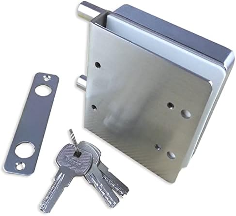 Trava de porta inoxidável com 3 chaves de latão para o escritório da cozinha Intenior Door MS106 1pcs
