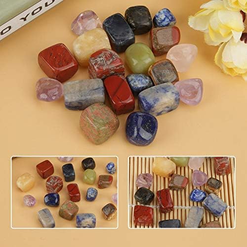Mini Ponto Natural Quartz Cristal Stone 100g Cascas de rocha colorida mista Lucky Healing Setented Stones