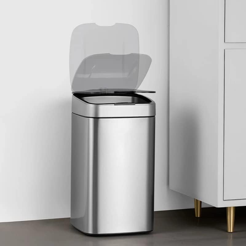 Lixo inteligente da cozinha eyhlkm pode sensor automático de lixo de aço inoxidável pode lixo automático