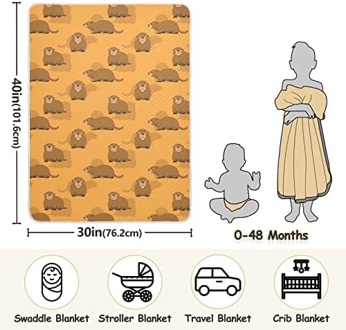 Cobertores de bebê para meninos de desenho animado