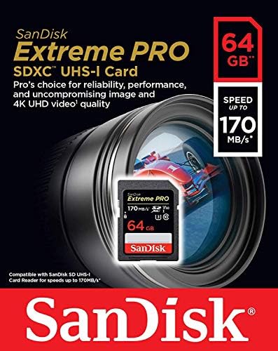 Sandisk 64GB SD Extreme Pro Memory Cart
