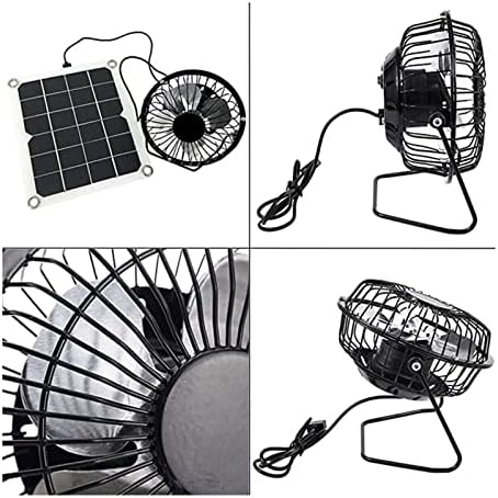 Kits de ventilador duplo movido a energia solar, ventilador de energia solar de 5v 5V Sun Energy Interface