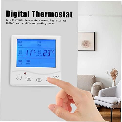 Controlador de temperatura do ar condicionado digital de termostato AC220V inteligente com tela LCD