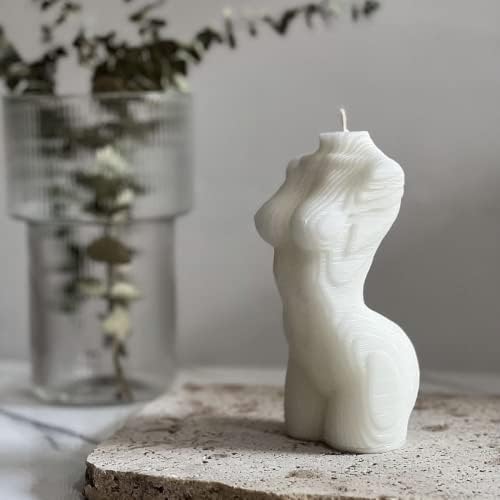 Topys 3D Mulheres Torso Humano Goddess Body Body Silicone Candle