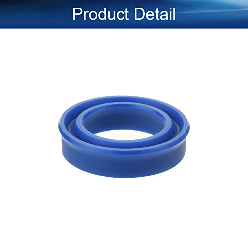 Bettomshin 1pcs 0,87 x1,26 x0.31 u32i vedação de óleo O-ring hidráulico pistão de vedação hidráulica poliuretano para bombas de óleo motores azuis azul
