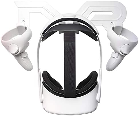 Sinwevr VR Headset e controlador Mount Stand Stand Hook Compatível para Meta / Oculus Quest 2 / Pro / 1, Psvr 2, Pico 4, Rift S, HP Reverb G2, HTC Vive, Cosmos, Índice de válvulas, PS VR
