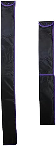 Na brisa, saco de pipa ajustável de 62 polegadas, preto