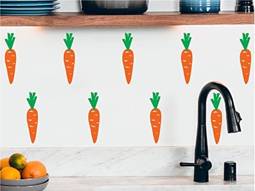 Adesivos de cenoura para o quarto do quarto de crianças decoração de berçário decoração adesivos